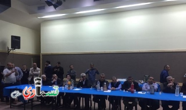 إجتماع لجنة المتابعة في رهط بعد اليوم الدموي في أم الحيران لدراسة الخطوات القادمة